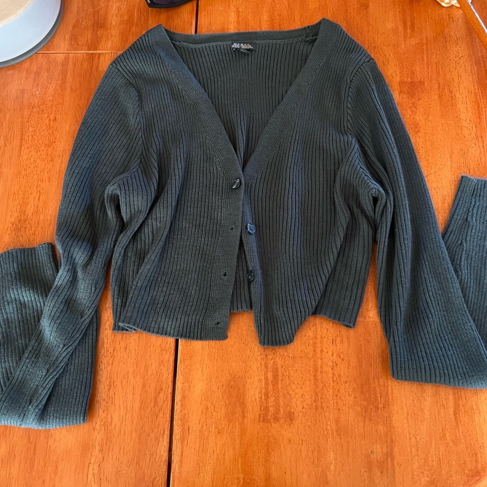 Wild Fable Cropped Cardigan Sweater